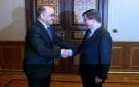 Səlim Müslümov Əhməd Davudoğlu ilə görüşüb