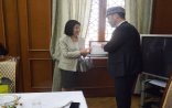 Yaponiyalı nazirin xanımı Bibiheybət məscidini ziyarət etdi
