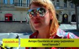 Avropa Oyunlarını ən yaxşı işıqlandıran kanal hansıdır?-İDEOSORĞU