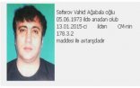 Axtarışa verilən meyxanaçı Vahid Qədimin yeri bilindi