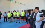 “Seltik”in üzvləri məcburi köçkünlər üçün yeni salınmış yaşayış kompleksində olublar