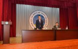 Mikayıl Cabbarov yeni rektoru kollektivə təqdim etdi
