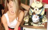 Aktrisa ad gününü belə qeyd etdi