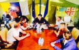 Saakaşvili kabinetini çadıra köçürdü