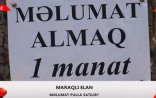 Məlumat almaq üçün 1 manat ödəməlisən - VİDEO - FOTO