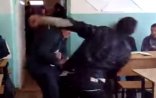 Bakıda dərsdə şagirdi müəllimin nəvəsi döydü 