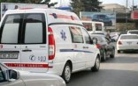 Yol polisi təcili yardım maşınını cərimələyir - Azərbaycanda