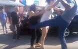 Bakıda ər arvadını küçənin ortasında DÖYDÜ