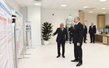 Prezident Bakı neft emalı zavodunda - Fotolar