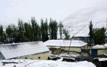 Qubaya güclü qar yağdı