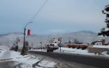 Xankəndinin girişində Rusiya bayrağı və  erməni əskisi yan-yana…-FOTO