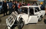Lənkəranda ağır qəza: bir ailənin 5 üzvü yaralandı