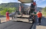 Araik Xankəndindən Tərtər rayonunun bu şəhərinə gedən yolu asfaltlamağa başladı...-FOTO
