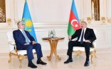 Azərbaycan və Qazaxıstan prezidentlərinin məhdud tərkibdə görüşü başlayıb