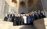 Şeyxülislam SSRİ zamanı təhsil aldığı Buxara mədrəsəsini ziyarət edib –Özbək dilində çıxış edib /FOTOLAR