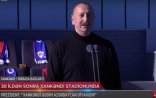 Prezident Xankəndi stadionunda çıxış etdi