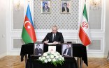 Prezident İlham Əliyev İran səfirliyində olub - Fotolar