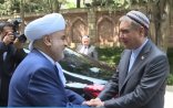 Qurbanqulu Berdiməhəmmədov Allahşükür Paşazadəni Türkmənistana dəvət etdi- Video 