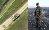 Azərbaycanın canlı tankı: Döyüşə-döyüşə... - VİDEO