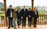 Prezidentin ailəsi ilə Şuşadan - Fotoları