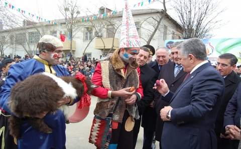 Biləsuvarda Novruz bayramına həsr olunmuş bayram şənlikləri keçirilib