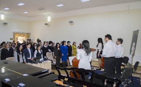 Zərifə xanım Əliyevanın anadan olmasının 92-ci ildönümü qeyd edilib..