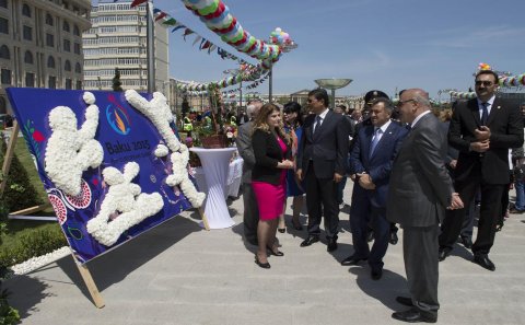 Nərimanov rayonunda Gül bayramı