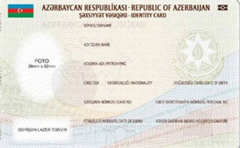 Yeni şəxsiyyət vəsiqəsi belədir