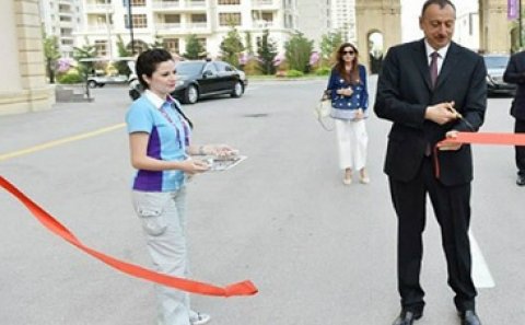 İlham Əliyev Bakı ailəvi istirahət mərkəzinin açılışında iştirak edib