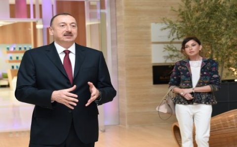 Prezident I Avropa Oyunları Əməliyyat Komitəsinin baş ofisində yaradılan şəraitlə tanış olub