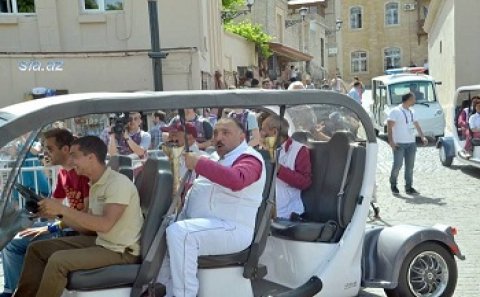 Avropa Oyunlarının məşəli Alov Qüllərinin zirvəsində YENİLƏNİB