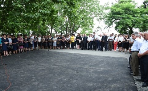 Zakatalada əhali içməli su ilə təmin edilib