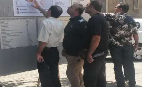 QHT Şurasi “İçərişəhər”də erməni təcavüzünə dair elektron lövhə yerləşdirib