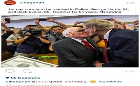 Rektor qızından geylərə dəstək