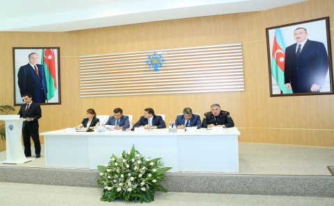 Binəqədidə hesabat yığıncağı keçirilib