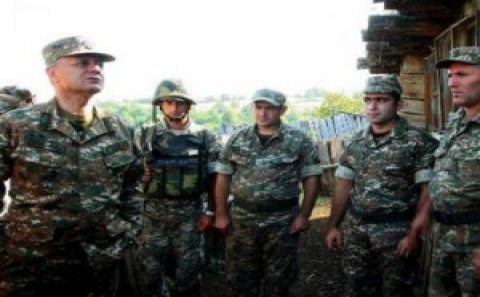 Erməni generalları Azərbaycanla sərhəddə