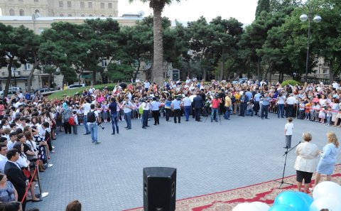Səbail rayonunun orta məktəblərində yeni dərs ili