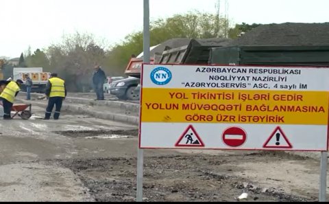 Bakının mərkəzi prospektində təmir başlayır - hərəkət məhdudlaşdırılır
