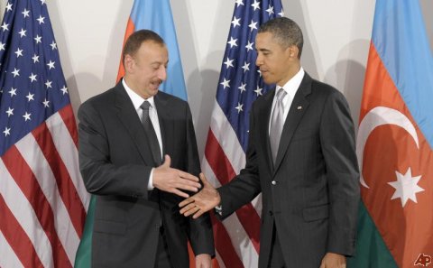 İlham Əliyev Obama ilə görüşdü - Video