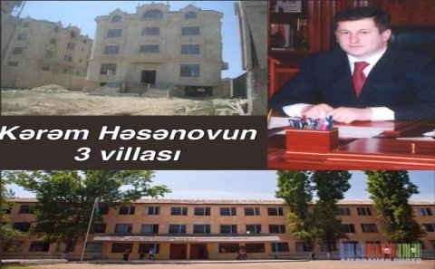 Kərəm Həsənov xəstəxananı sökdürüb, yerində 3 villa tikdirdi - FOTOLAR