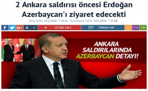 Ankara terrorunda Azərbaycan izi-Türkiyənin “Sabah” qəzeti-İDDİALAR