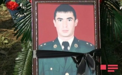 Ordumuzun şəhid olan zabiti dəfn edilib