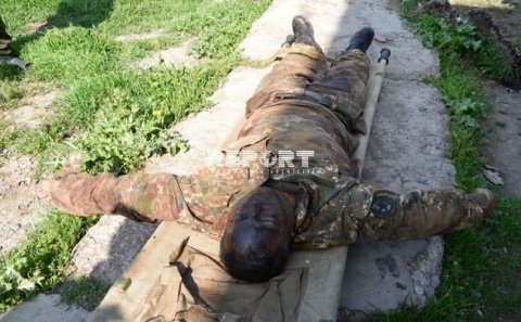 Düşmən ordusunun kəşfiyyat bölüyünün komandiri məhv edildi - FOTO (18+)