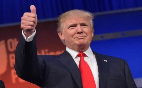 Trampın prezident seçildikdən sonra ilk çıxışı