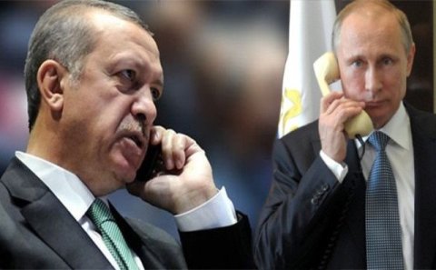 Ərdoğan Suriya ilə bağlı Putinə zəng vurdu
