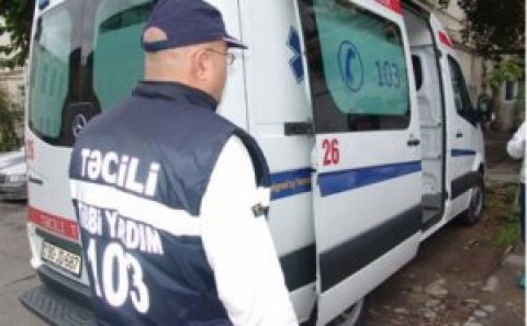 Gəncədə partlayış baş verib, qadın yaralanıb