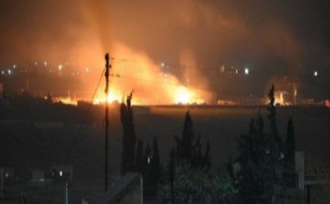 Türk ordusu Əsəd qüvvələrini bombaladı: texnika məhv edildi