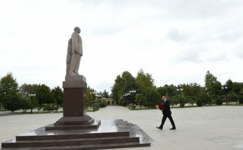 Prezident İlham Əliyevin Masallı rayonuna səfəri başlayıb