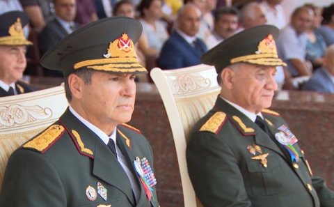 Yeni vəzifələrə təyin olunan Ramil Usubov və Vilayət Eyvazov ilk dəfə birlikdə