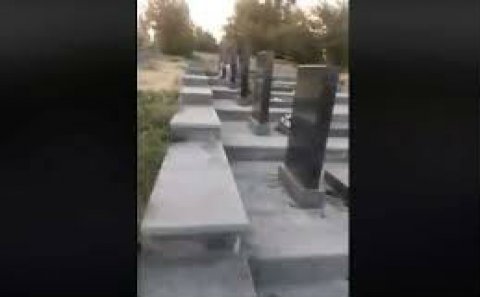 Aprel döyüşlərində məhv edilən erməni hərbçilərin qəbirləri dağıdılıb